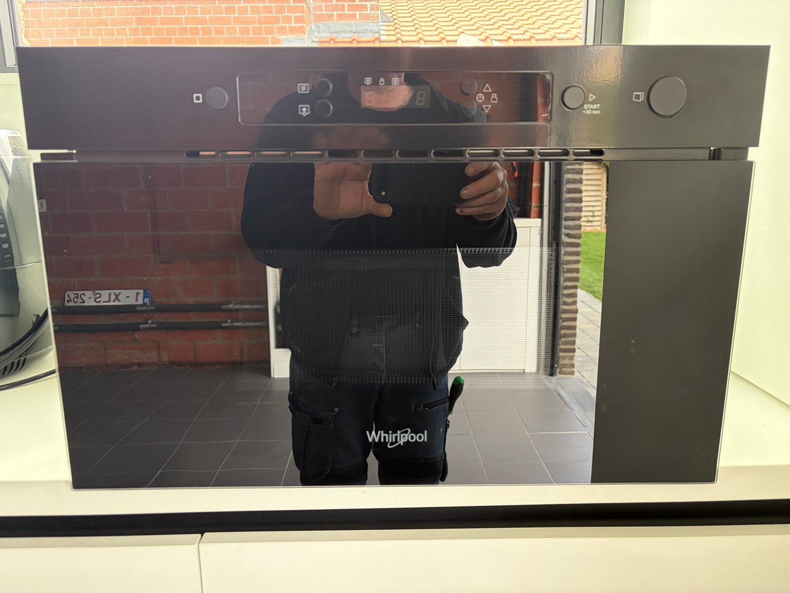 Microgolfoven inbouw, Elektronische apparatuur, Ophalen, Zo goed als nieuw, Inbouw, Microgolfoven