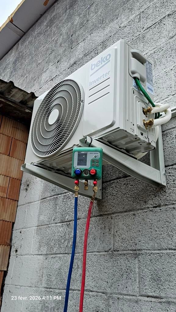 Installation climatisation ventilation pompe chaleur