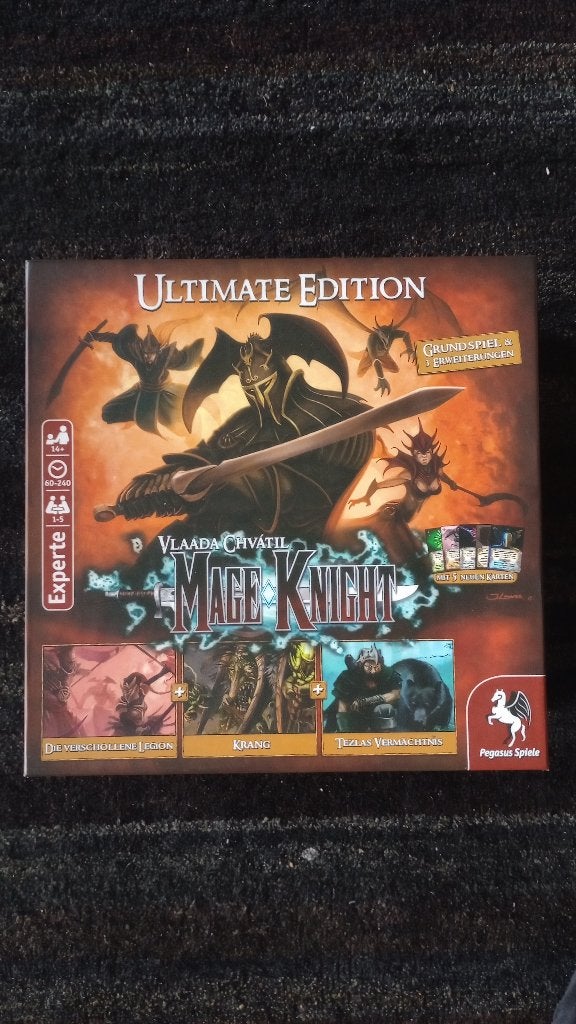 Édition ultime de Mage Knight (version allemande), 1 ou 2 joueurs, Enlèvement, Comme neuf, Pegasus Spiele