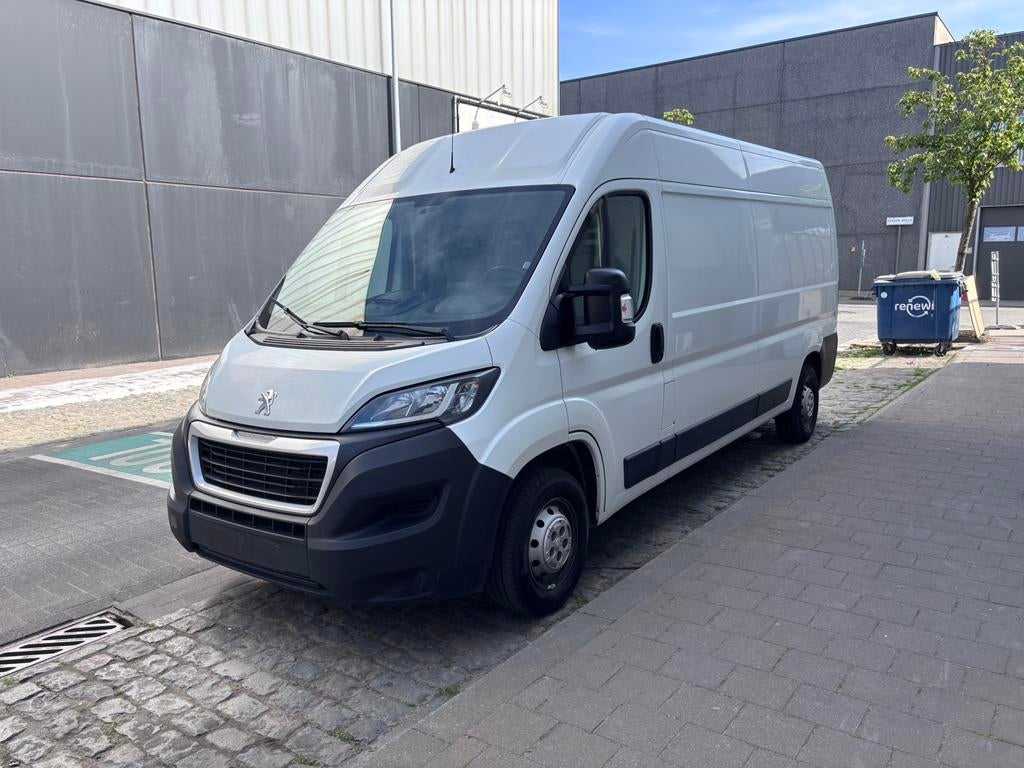 Peugeot boxer 2.2 euro6d L3h2 2020 Camera trakhaak leder, Euro 6, Leder, Particulier, Te koop