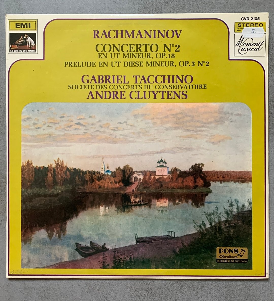 Rachmaninov - concerto n• 2, CD & DVD, Vinyles | Classique, Enlèvement ou Envoi, Comme neuf, Rachmaninov