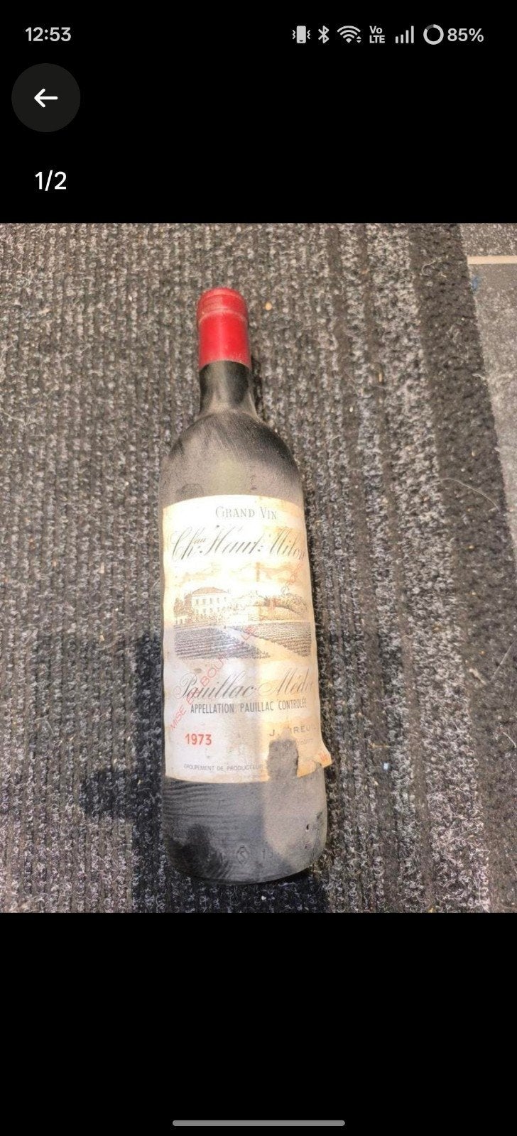 vin rouge, Neuf, Pleine, Enlèvement, Vin rouge