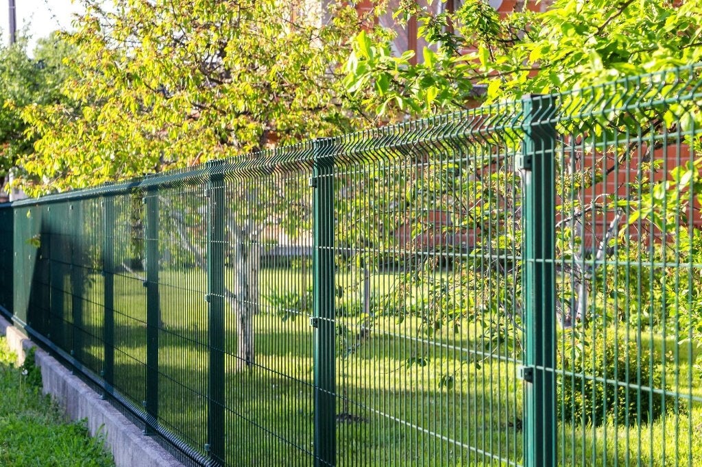 Promo! 20m draadpanelen 193cm hoog groen + palen, Enlèvement, Neuf