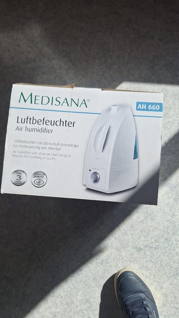 Medisana luchtbevochtiger, Ophalen, Luchtbevochtiger