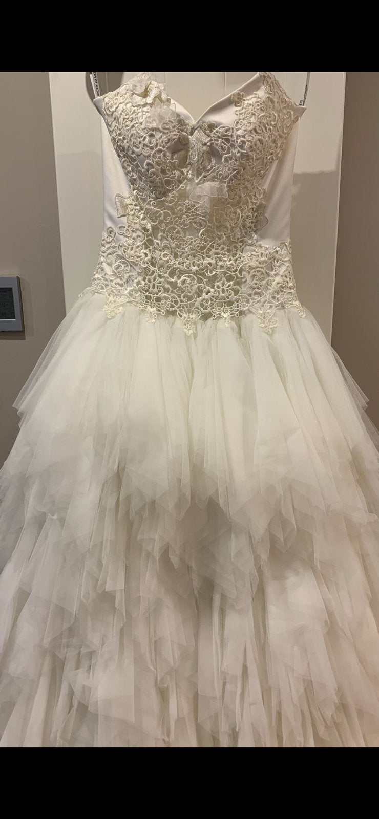 Robe de mariée blanche taille 36 faites sur mesure, Enlèvement, Neuf, Blanc, Robe de mariée