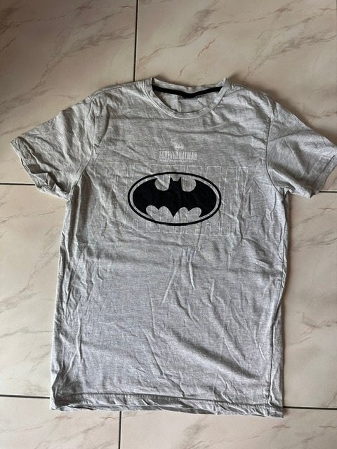 t-shirt Batman maat M (y0114), Maat 48/50 (M), Ophalen of Verzenden, Grijs, Batman