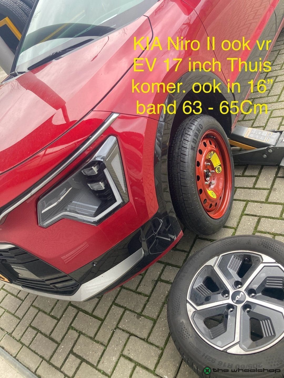 Reservewiel Thuiskomer KIA Niro Hyundai Kona Mazda 6 CX3  17, Gebruikt, -, Banden en Velgen, Ophalen of Verzenden