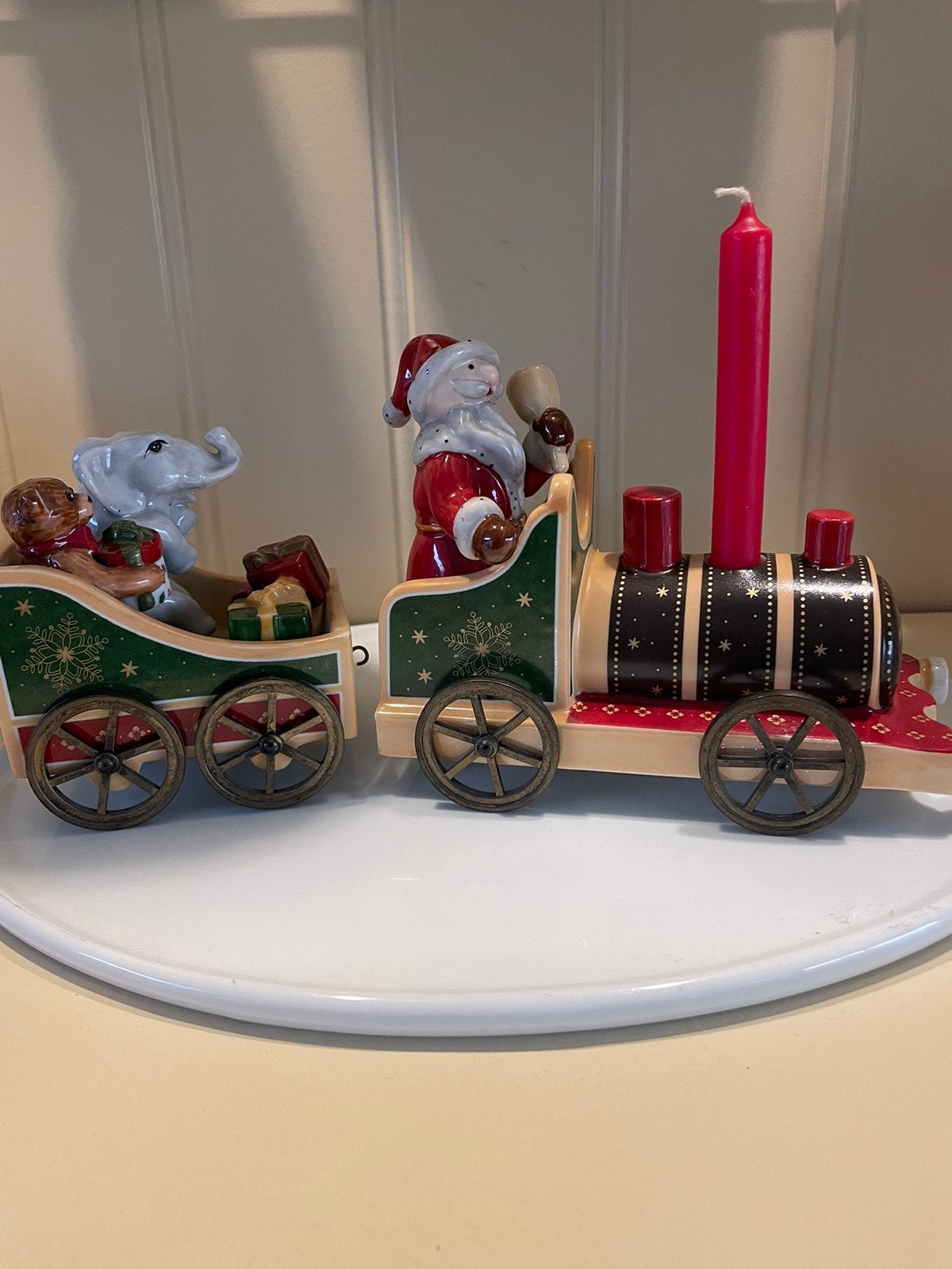 Villeroy en Boch kerst locomotief, Diversen, Ophalen of Verzenden, Gebruikt