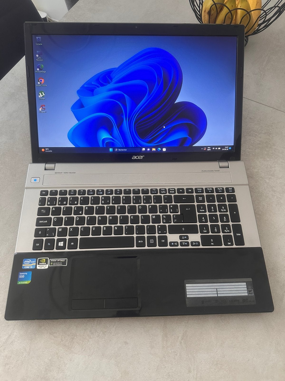LAPTOP ACER ASPIRE i5, Enlèvement ou Envoi, Comme neuf, SSD