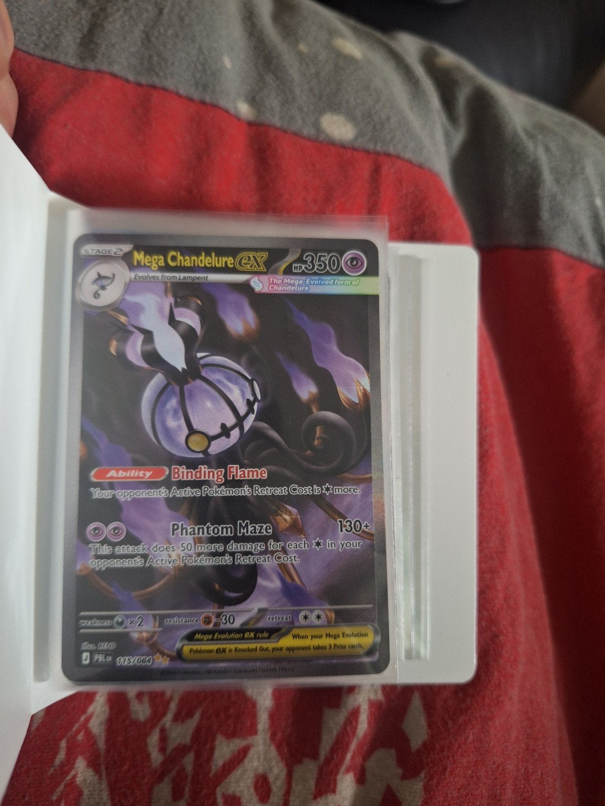 Mega Chandelure ex pitch black + Ditto Paldean fates, Hobby en Vrije tijd, Verzamelkaartspellen | Pokémon, Ophalen of Verzenden