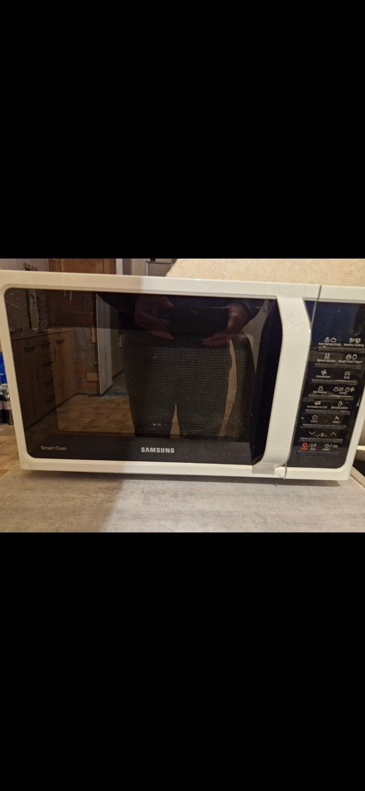 Samsung MC28H5015AW combi-microgolf, Ophalen of Verzenden, Zo goed als nieuw, Vrijstaand, Combi-microgolfoven