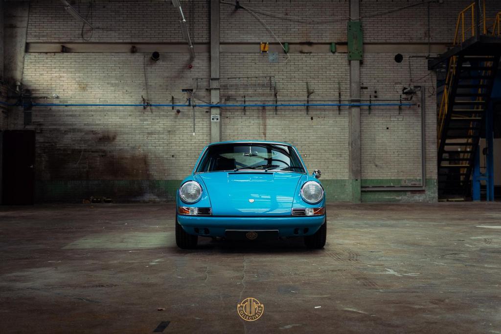Porsche 911 Urmodell S Restomod, Auto's, Zwart, Blauw, Handgeschakeld, Coupé