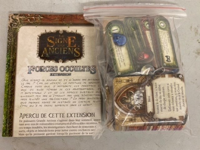 LE SIGNE DES ANCIENS : FORCES OCCULTES - extension rare, Envoi