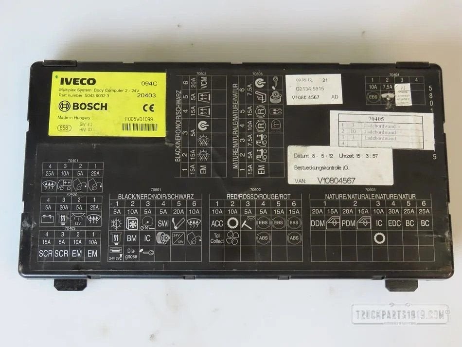 Iveco Electrical System Body computer 2 Iveco, Auto-onderdelen, Vrachtwagen-onderdelen, Iveco, Gebruikt, Ophalen