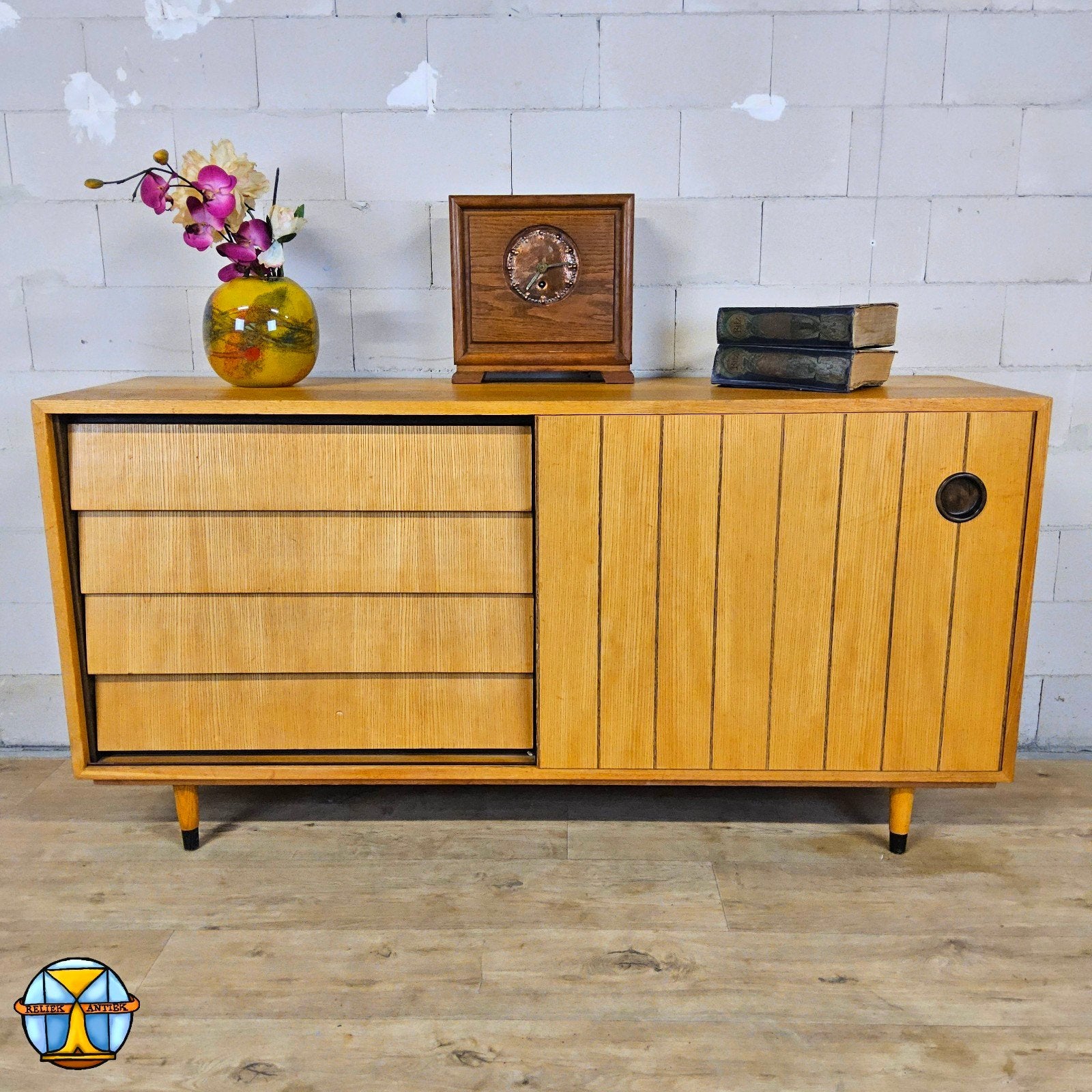 Vintage Dressoir / Sideboard ERICH STRATMANN Oldenburger, Huis en Inrichting, Gebruikt, 150 tot 200 cm, Ophalen of Verzenden, 25 tot 50 cm