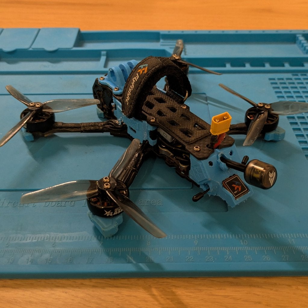 Fpv drone 3.5inch met batterijen & lader, Audio, Tv en Foto, Basiskwaliteit, 100 tot 1000 meter, Overige merken, Ophalen of Verzenden