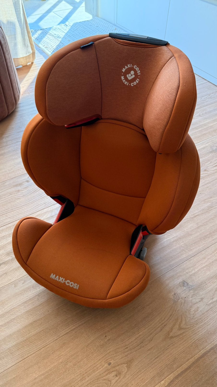 Maxi Cosi Rodifix Cognac E2, Kinderen en Baby's, Ophalen, Zo goed als nieuw