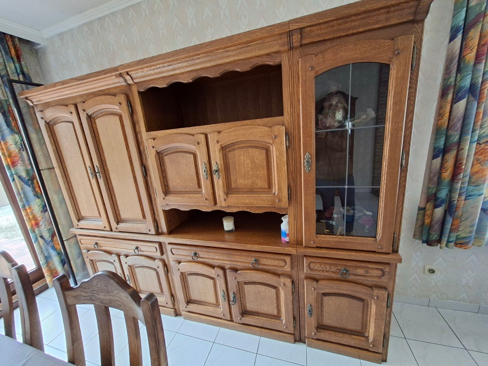 Eiken kast, Huis en Inrichting, Kasten | Wandmeubels, Ophalen
