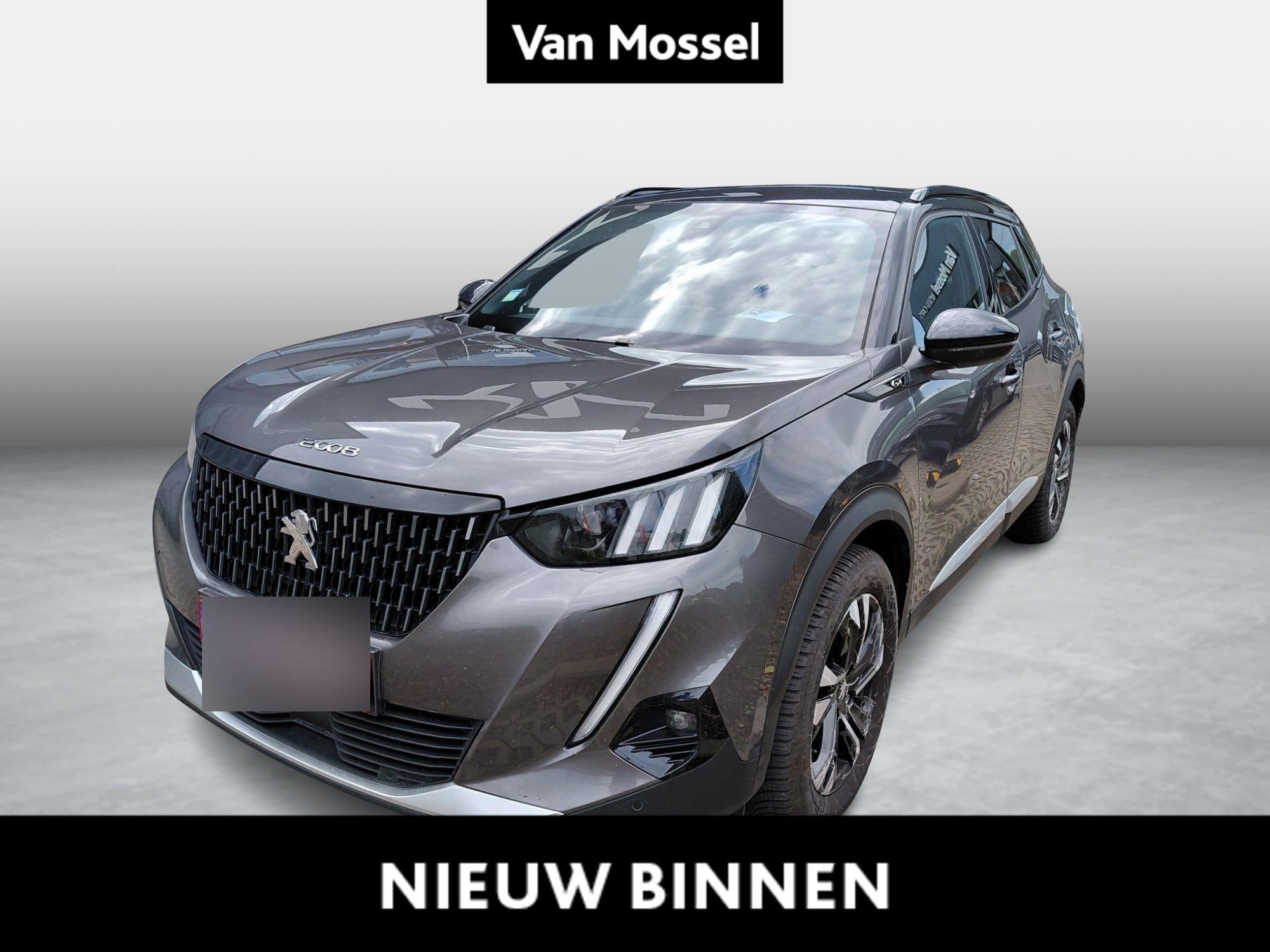 Peugeot 2008 1.5 BlueHDi 96kW S&S EAT8 GT Line, Auto's, Stof, Gebruikt, Zwart, Automatische klimaatregeling