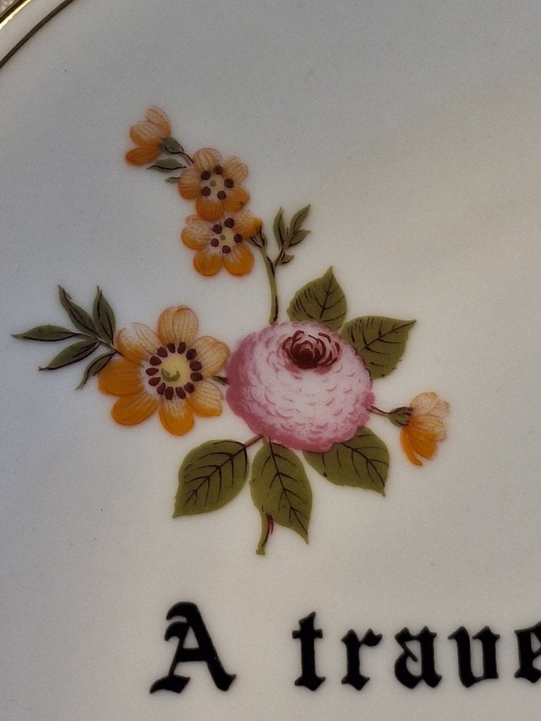Assiette collector – Noces de Cristal (20 ans), Antiquités & Art, Antiquités | Porcelaine, Enlèvement
