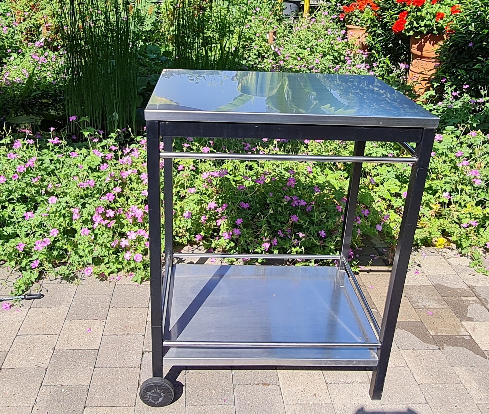 Bbq inox bijzettafel Meerhout, Ophalen