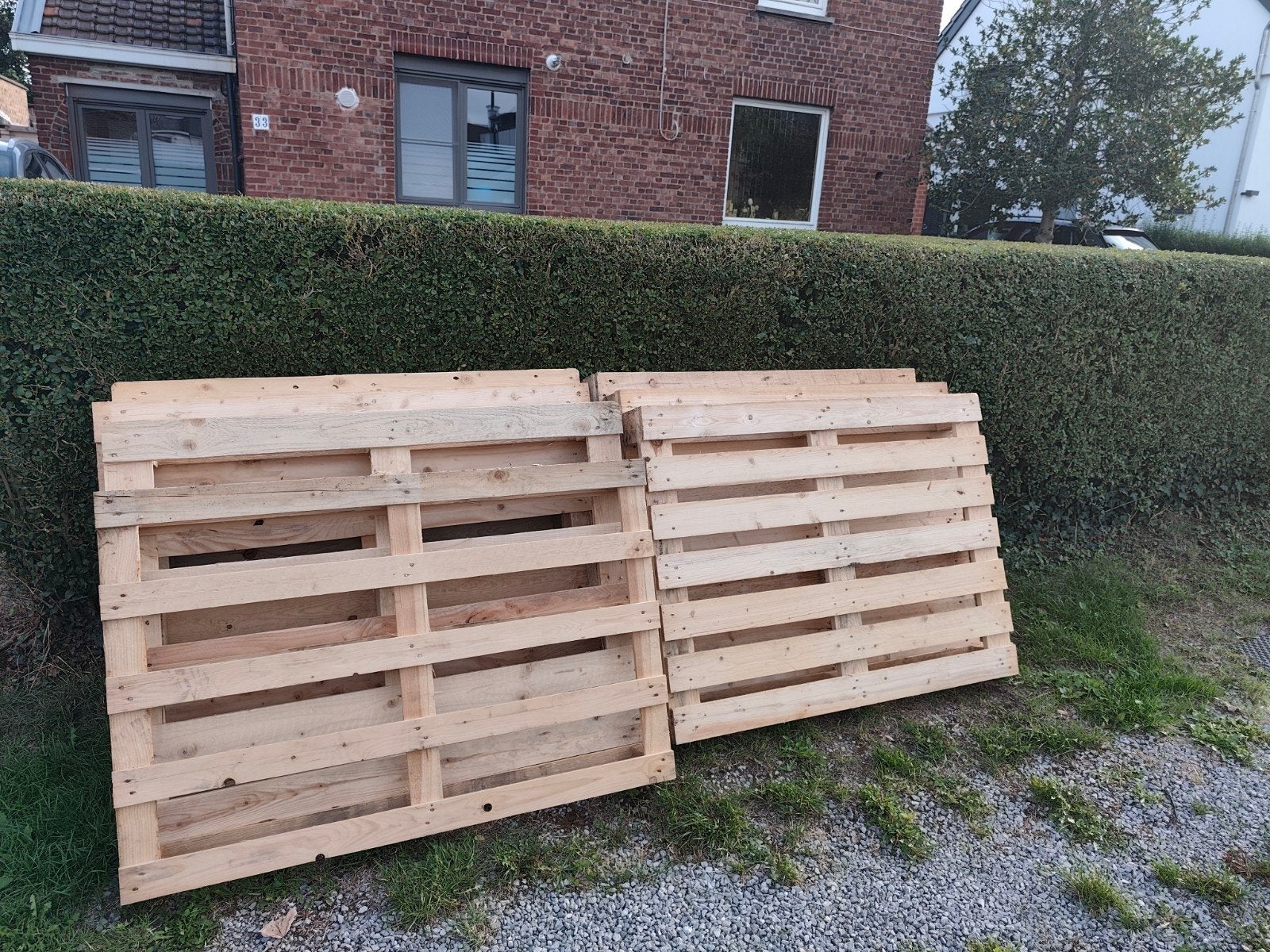 Lot de 7 palettes en parfait état à donner, Bricolage & Construction, Enlèvement