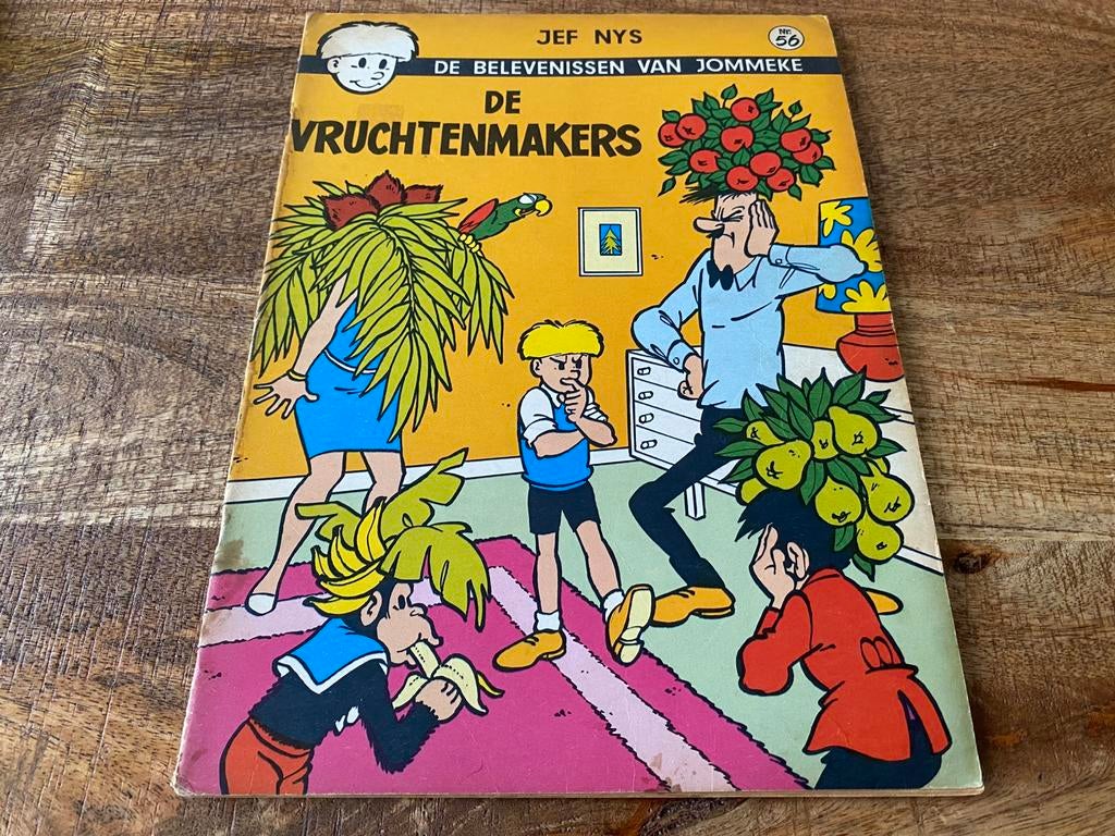 🦜🔵 JOMMEKE : De Vruchtenmakers, Eén stripboek, Ophalen of Verzenden, Gelezen