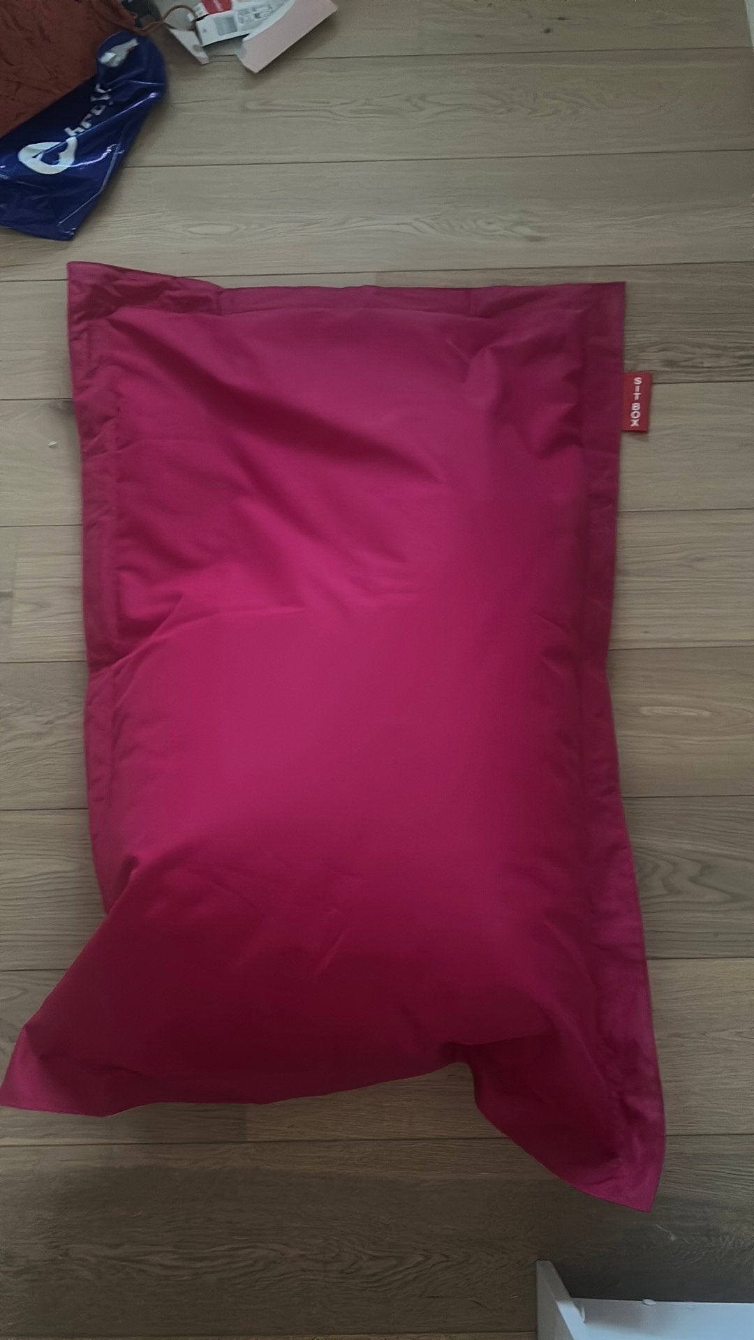 Sitbox roze, Huis en Inrichting, Zitzakken, Ophalen, Zo goed als nieuw, Roze, Zitzak