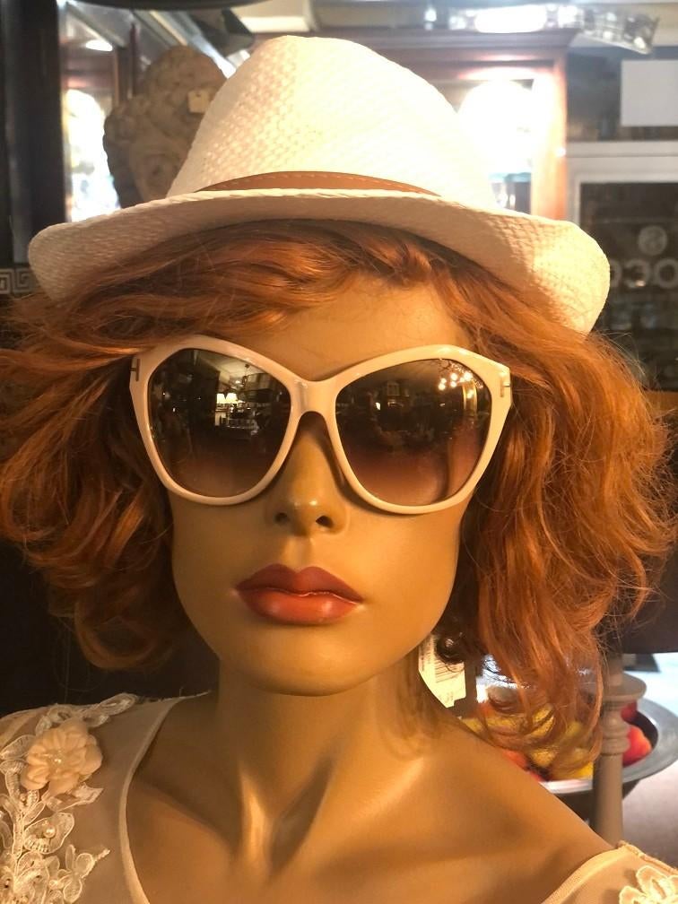 NIEUWE ORIGINELE TOM FORD ZONNEBRIL Angelina TF317 72L, Overige merken, Zonnebril, Beige, Nieuw