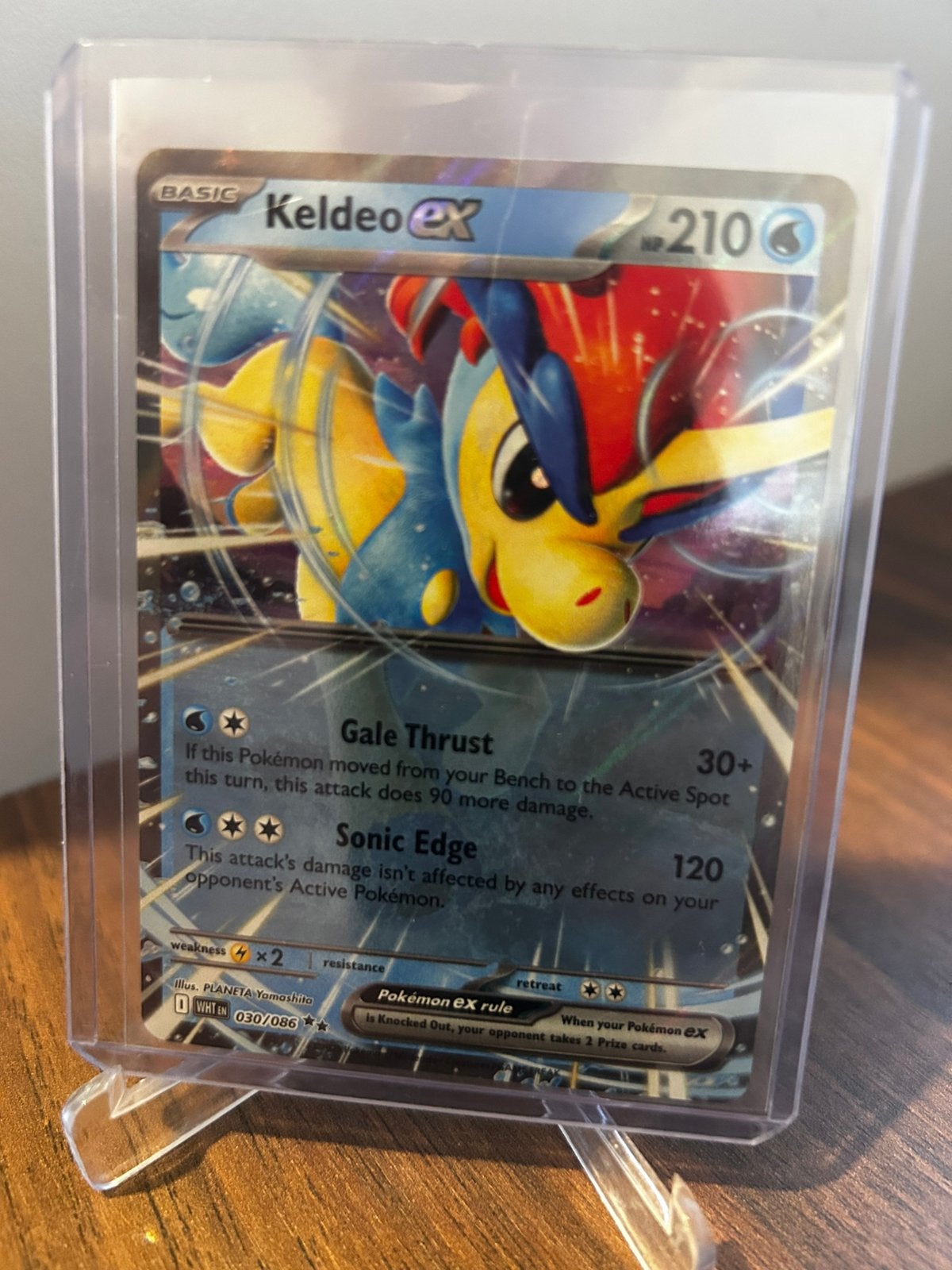Pokemon keldeo ex white flare, Ophalen of Verzenden, Zo goed als nieuw, Booster