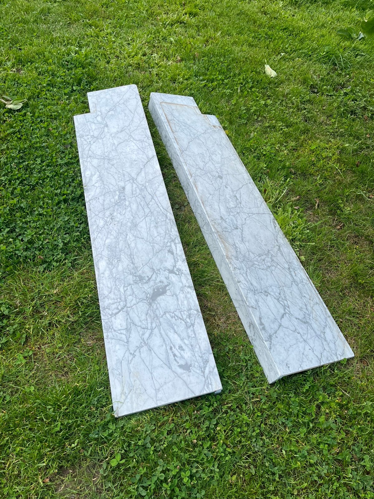 Goud met blauwe marmer blad, Enlèvement, Comme neuf