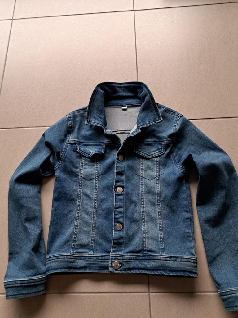 Jeans vestje meisje 11-12j M146-152, Kinderen en Baby's, Ophalen of Verzenden, Meisje, Trui of Vest