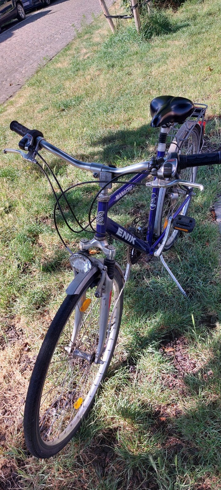 mannen fiets in goed staat, Ophalen
