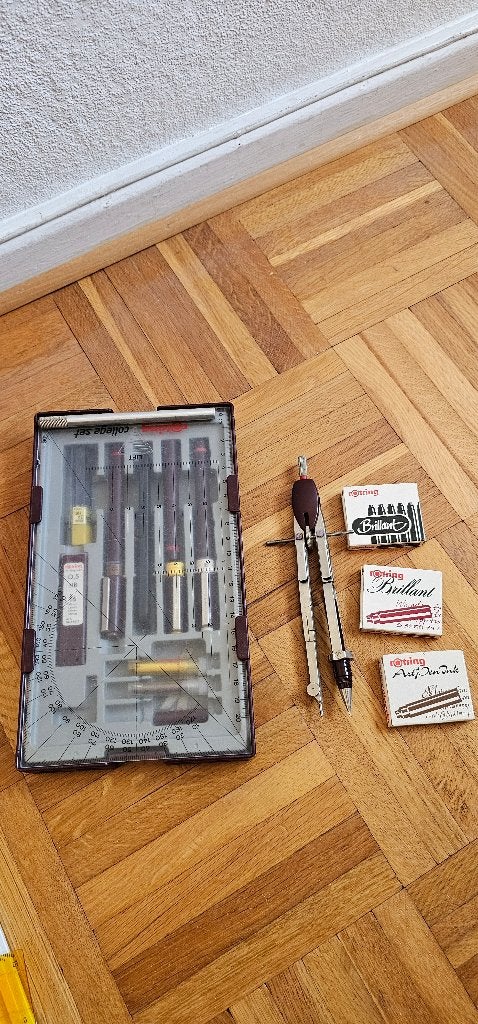 rotring compas set college, Enlèvement
