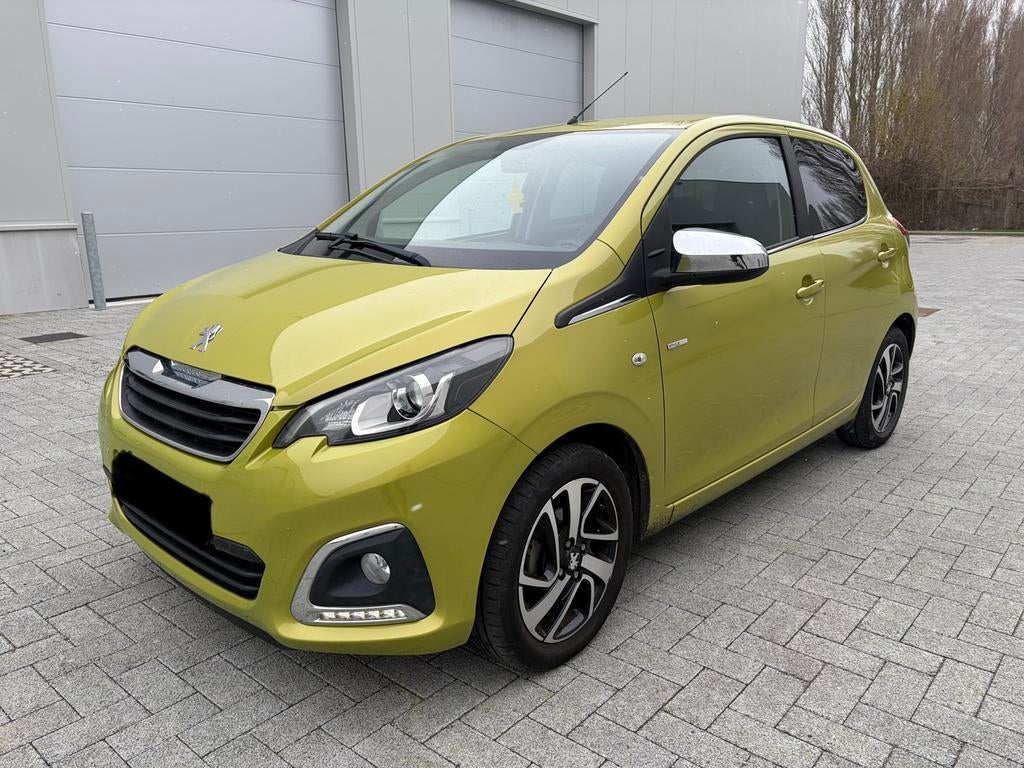 Peugeot 108 1.1 Benzine 52.000km 2018, Autos, Peugeot, Bluetooth, Achat, Euro 6, Jaune