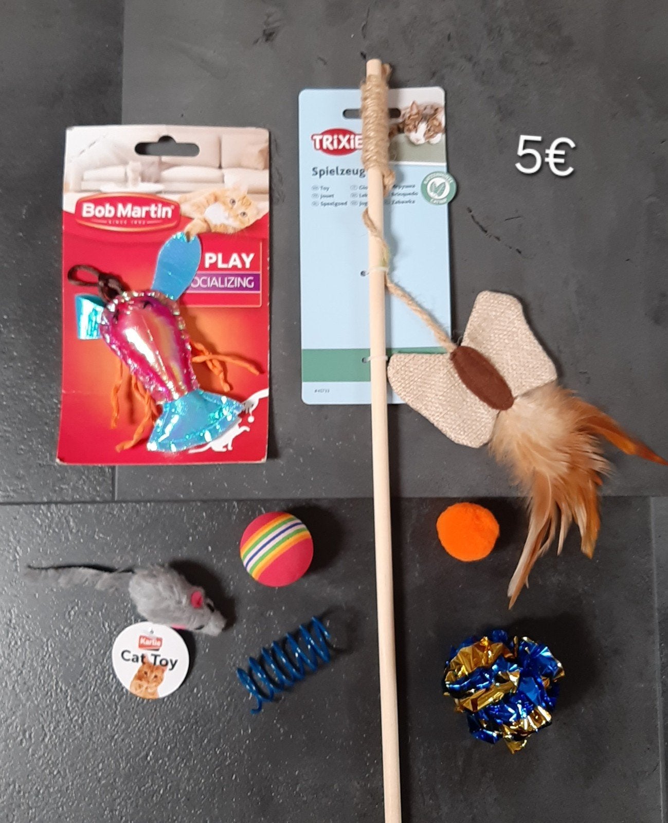 Kattenspeelgoed set, Dieren en Toebehoren, Kattenspeelgoed, Nieuw, Ophalen of Verzenden