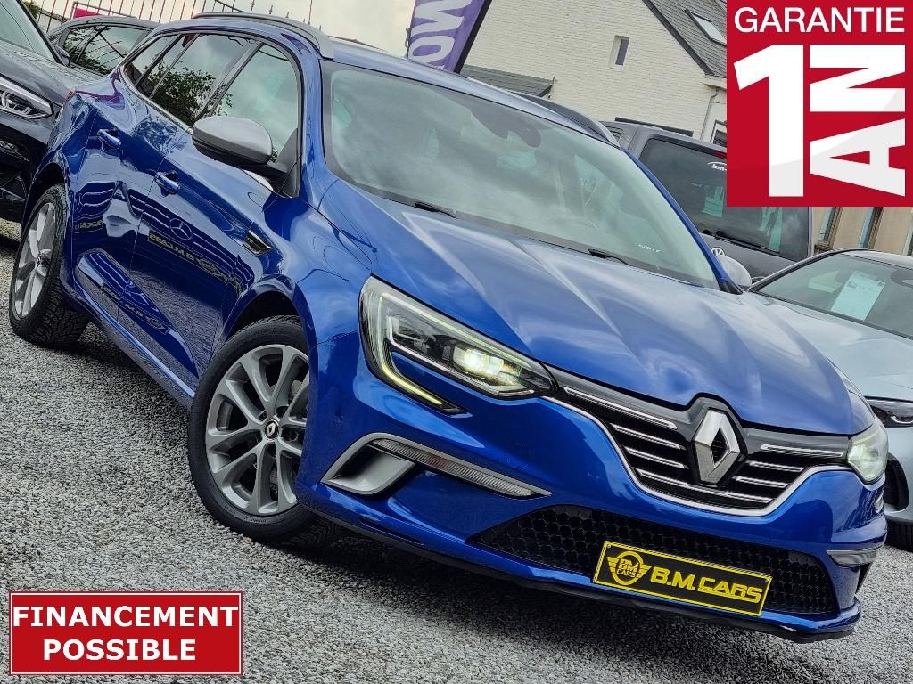 Renault Megane SW 1.33 TCe EDC  GT LINE  GPS-CLIM-LED-CAM, Auto's, Renault, Bedrijf, Mégane, ABS, Achteruitrijcamera, Airbags