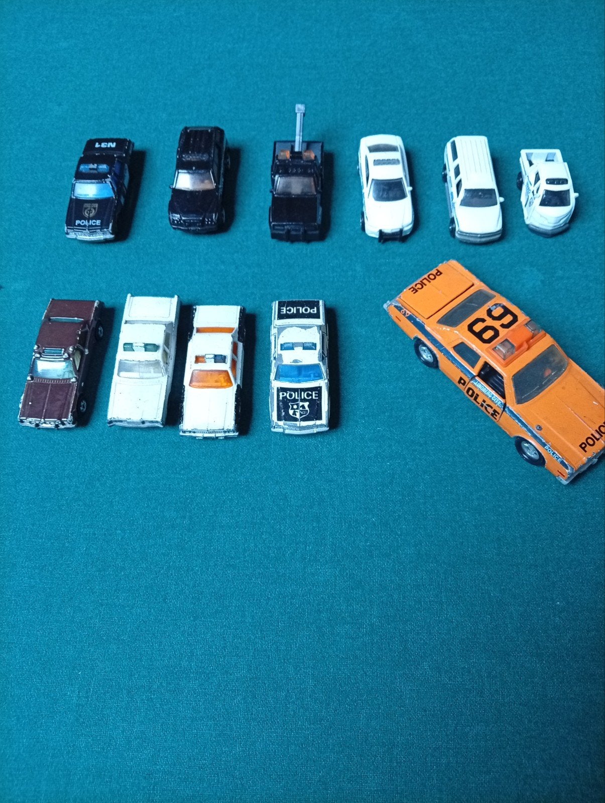 die cast politiewagens , matchbox, majorette, hotwheels, Ophalen of Verzenden