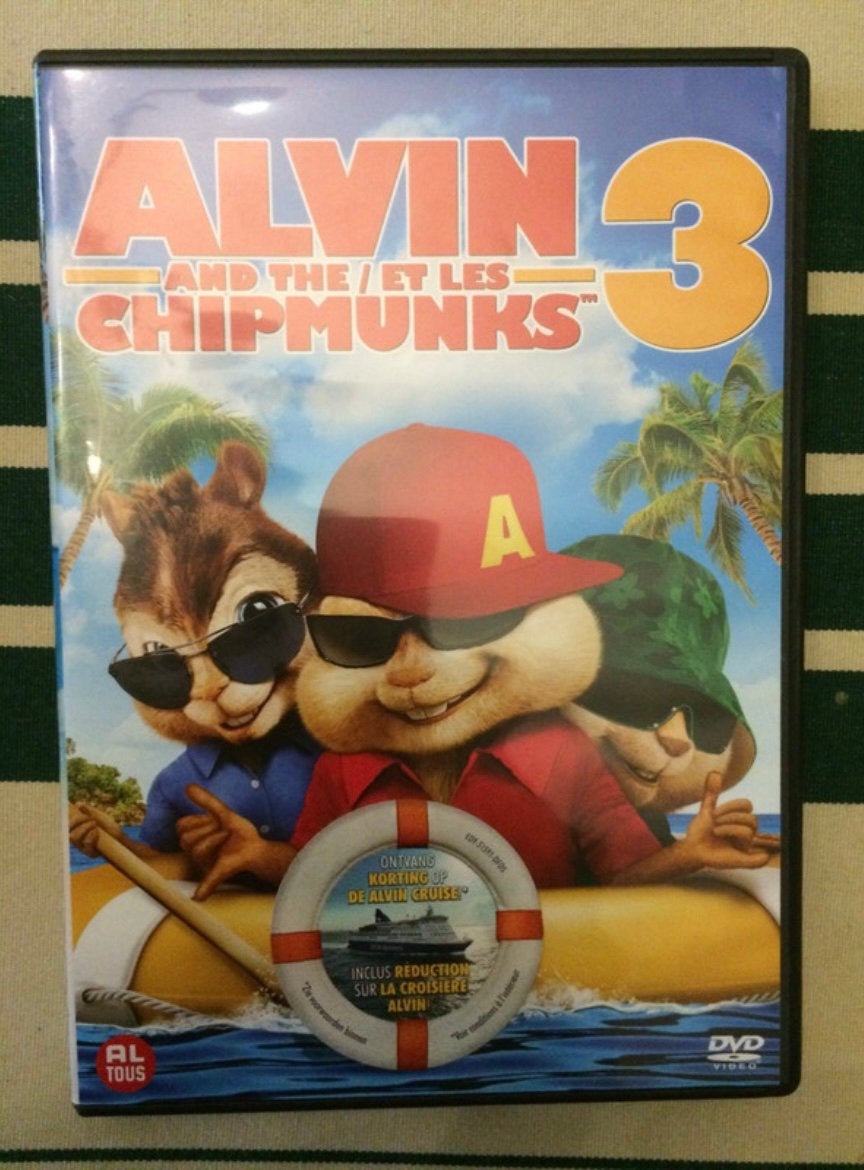 DVD Alvin and the Chipmunks 3, Europees, Bonusmateriaal, Animatie, Alle leeftijden
