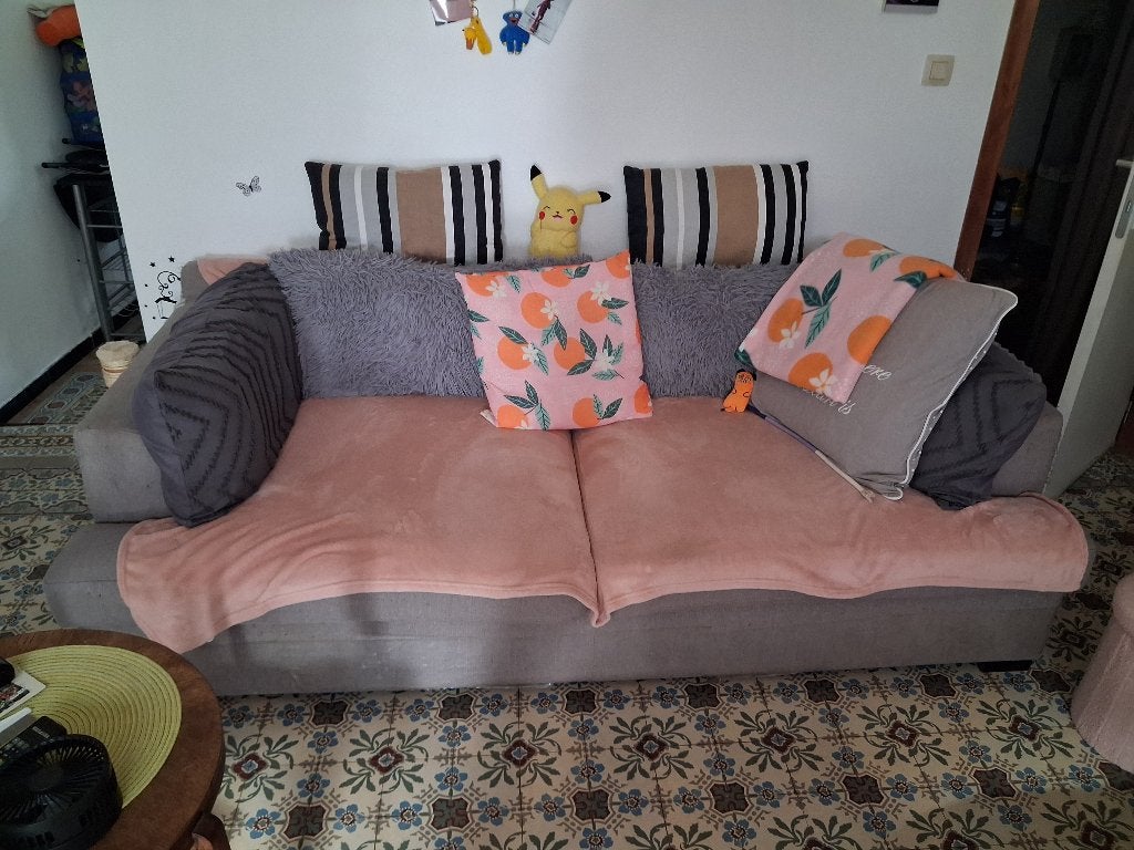 Divan à donner, Maison & Meubles, Fauteuils, Tissus, Enlèvement, Utilisé, 100 à 125 cm