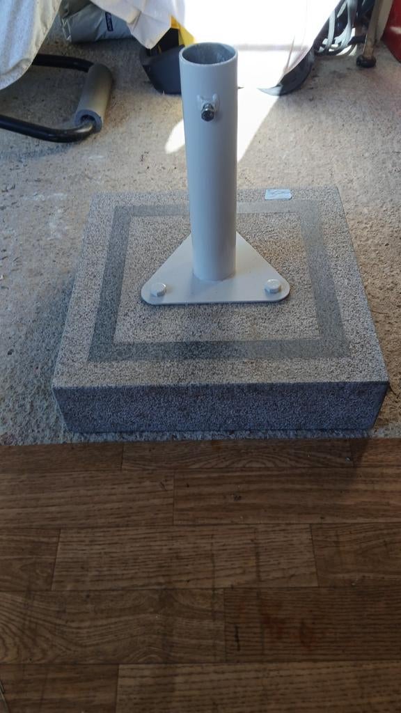 Zware arduinen parasolvoet-40x40x10cm, Tuin en Terras, Ophalen, Parasolvoet