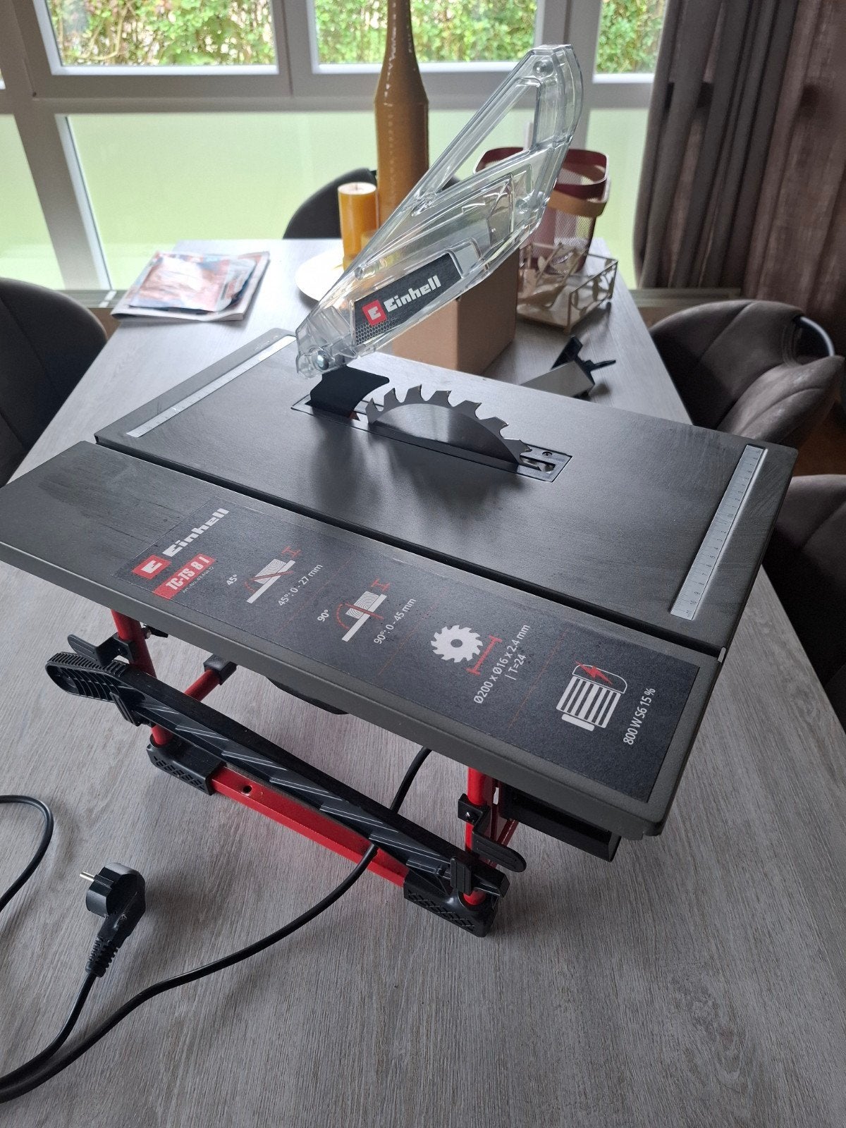 scie circulaire sur table einhell 8l, Bricolage & Construction, Enlèvement, Neuf, Scie circulaire