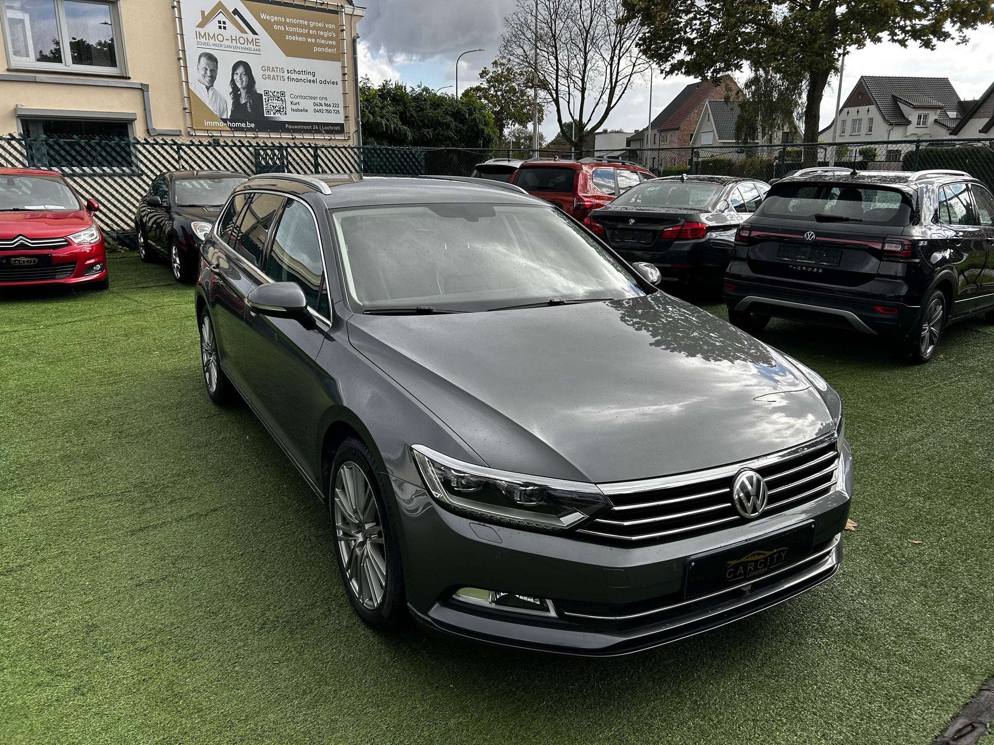 Volkswagen Passat Variant 1.6 TDi Highline DSG* LEDER * EURO, Autos, Cuir, Argent ou Gris, Achat, Euro 6