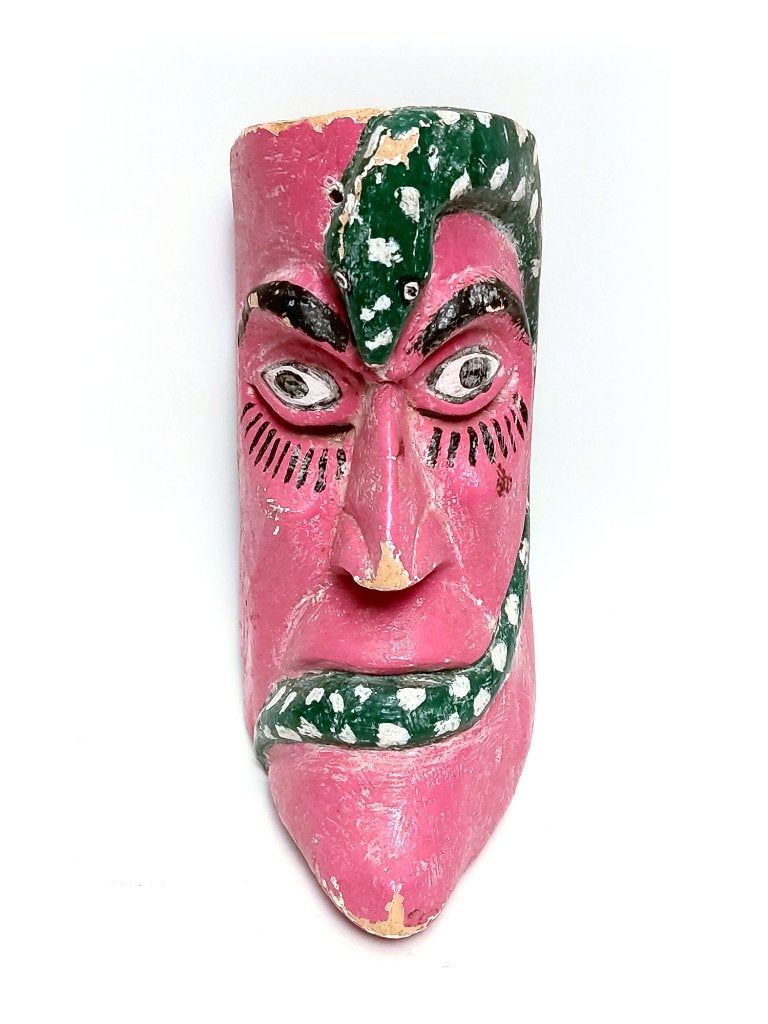 masker Mexicaans Guerrero volkskunst, Antiek en Kunst, 20 - 50 cm, Masker, Ophalen of Verzenden, Abstract