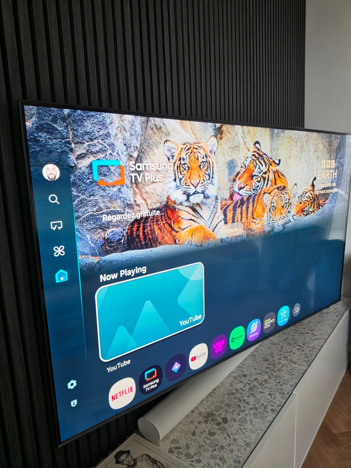 Samsung 75" 4K QLED (QE75Q77C) 100Hz HDR10+, TV, Hi-fi & Vidéo, Télévisions, Enlèvement, 100 Hz, QLED, Samsung