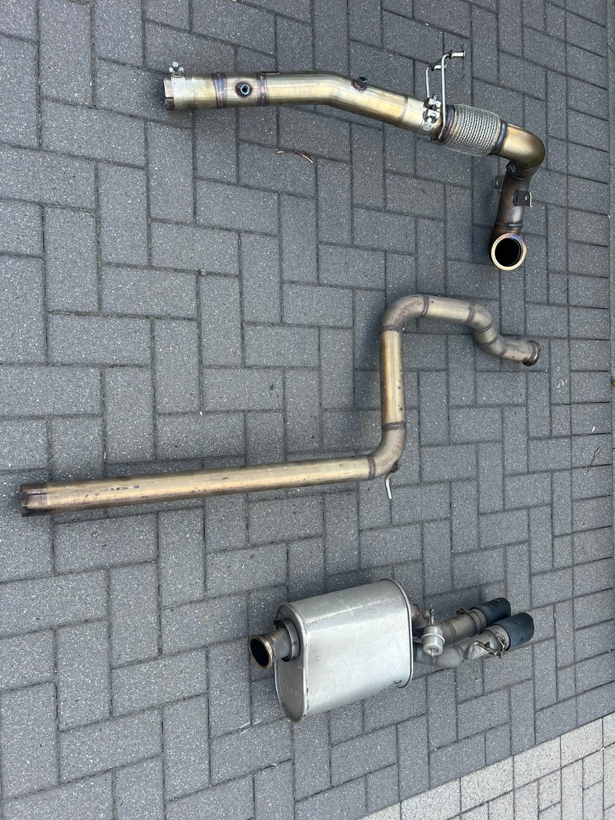 Downpipe + rechtelijn met kleppen (Polo GTI AW ‘19), Enlèvement, Volkswagen