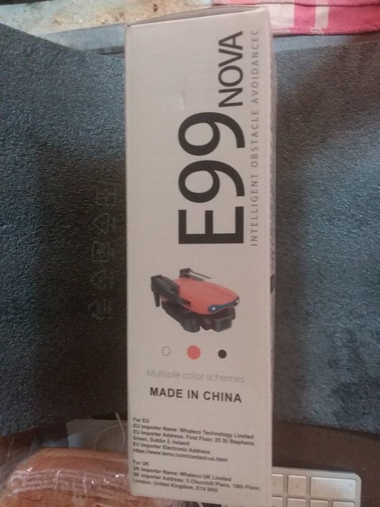 Drone E99NOVA met afstandsbediening 2.4 inch scherm, Audio, Tv en Foto, Overige merken, Nieuw, Minder dan 100 meter, Minder dan 250 gram