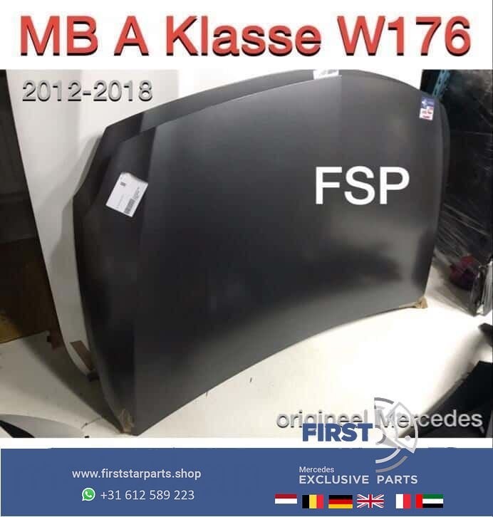 W176 A Klasse motorkap origineel Mercedes 2012-2018 grijs 45, Auto-onderdelen, Gebruikt, -, Ophalen of Verzenden, -