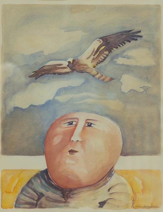 An Desmet (1950) De ornitholoog, Antiek en Kunst, Kunst | Schilderijen | Modern, Ophalen