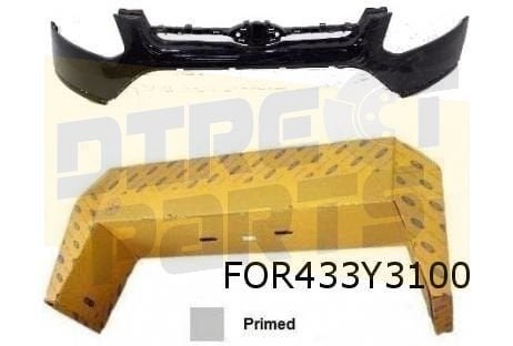 Ford Transit Custom (1/13-3/18) voorbumper boven (te spuiten, Autos : Pièces & Accessoires, Neuf, -, Ford, -